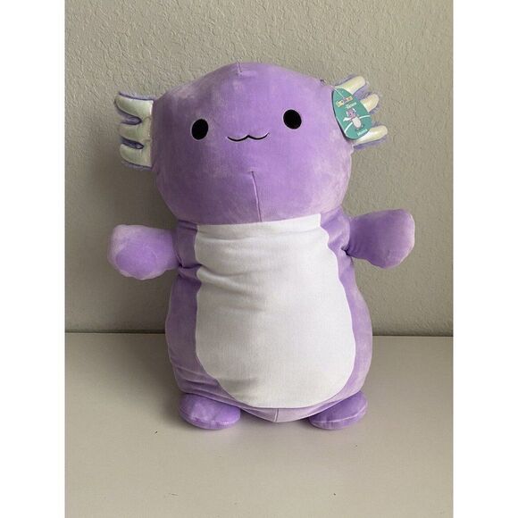 26” Squishmallows Hugmees Monica The Purple Axolotl Huge Giant Soft NEW - Picture 1 of 10